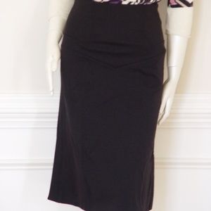 DIANE von FURSTENBERG CROSLEY BLACK SKIRT - US 2